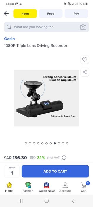 Dash cam camara video para carro