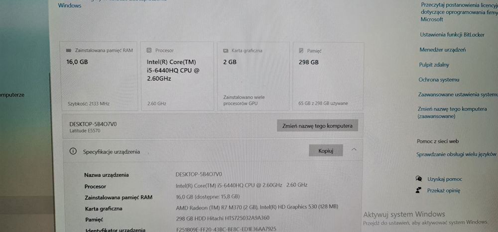 Dell latitiude 5570