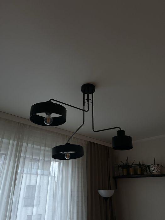 Żyrandol loftowy 3 koła