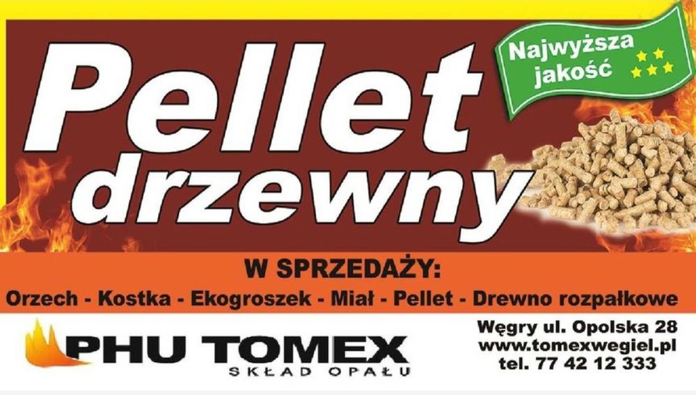 Pellet Sosnowy  pelet dostawa gratis węgiel groszek