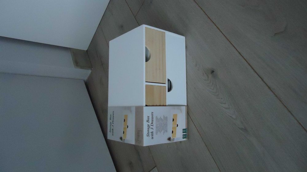 14x16x27 biała komoda na drobiazgi komódka drewniana komoda NOWA