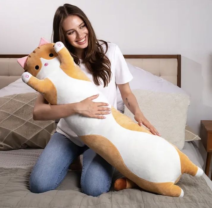 Іграшка Кіт Подушка Розпродаж 70,90,110,130,150см Оригінал Кіт Батон