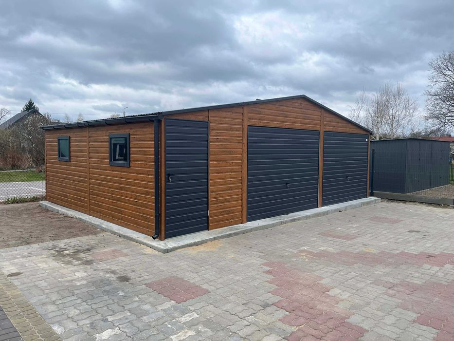 Garaż Blaszany 8x6 Premium