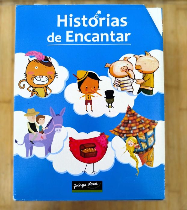 Coleção Completa "Histórias de Encantar" Pingo Doce (Caixa Arquivadora com os Volumes do 1 ao 6)