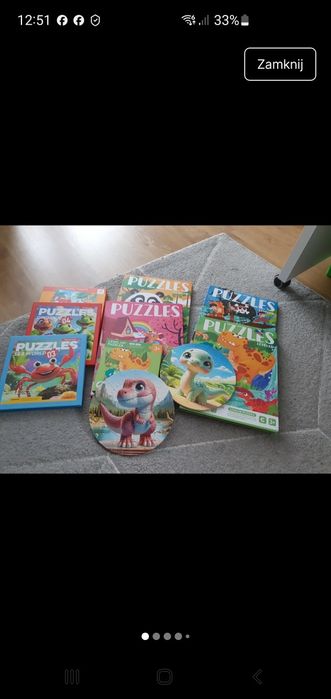 Zestaw puzzli magnetycznych