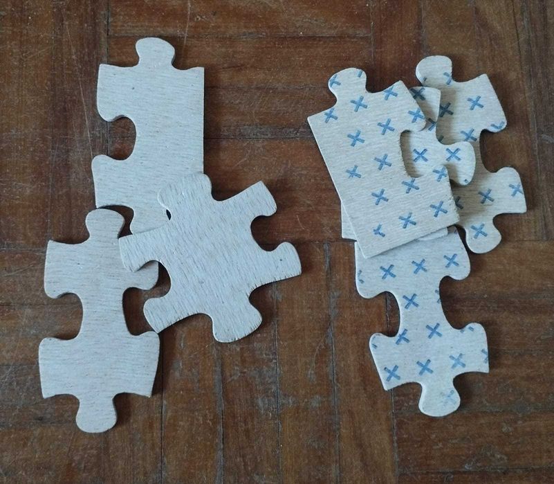 Puzzle Minnie e Margarida Disney - 2 puzzles em madeira