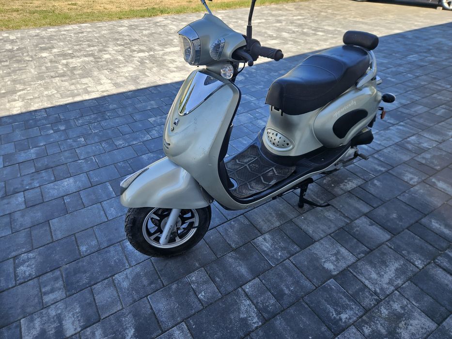 Skuter Romet Motors 50cm poj 4T, nowy  gaznik i akumulator, transport