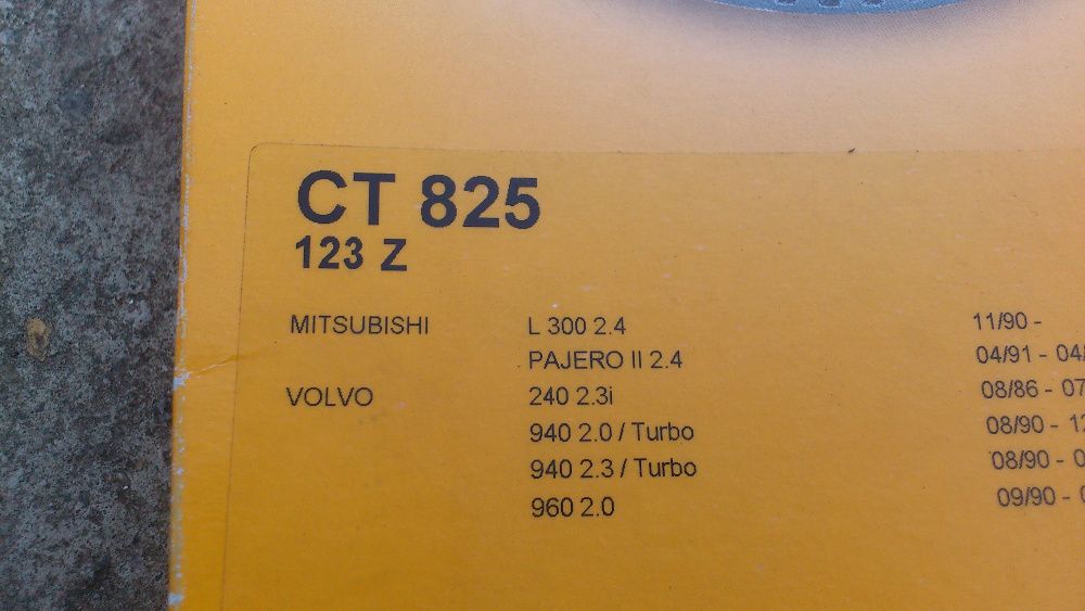 Volvo 940, Mitsubishi l 300, Pajero Contitech СТ 825, 123z, ремень ГРМ