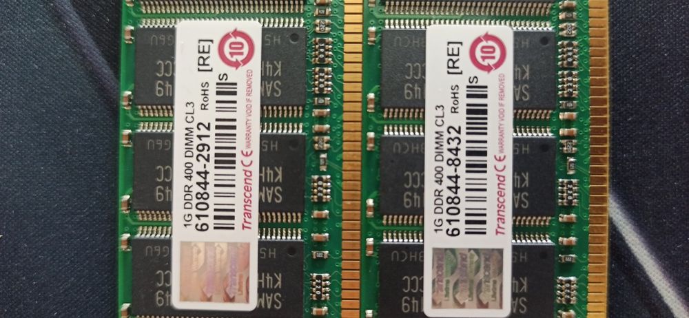 Memorias DDR400 Kit de 2GB