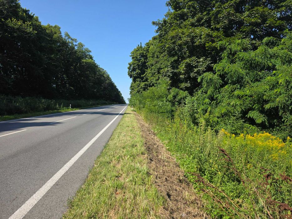 Ділянка на Трасі  Львів - Самбір 1-ша лінія 50 соток