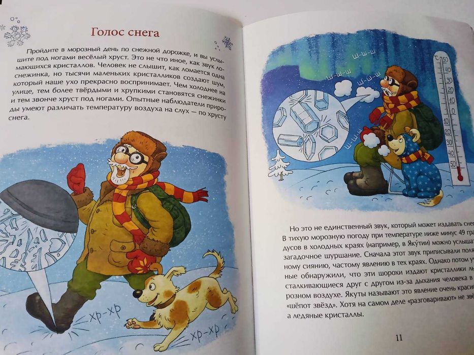 Детская книга Книжка про снежинки