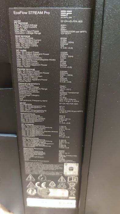Ecoflow Stream Pro 1,92 kWh. Новая. Delta light.