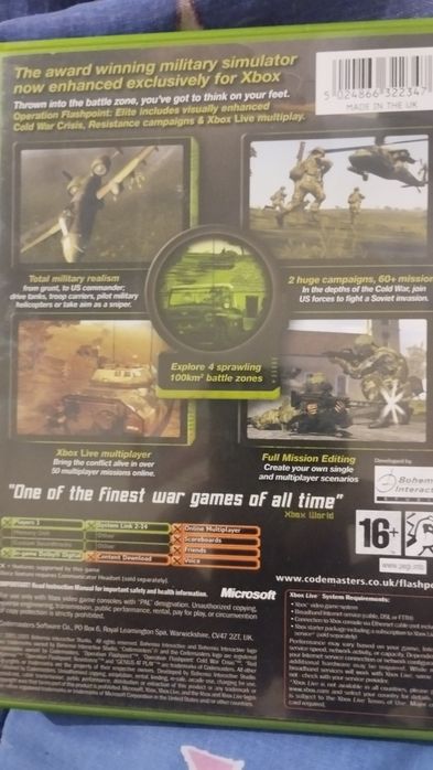 Operation flashpoint Xbox klasyczny, wyprzedaż własnej kolekcji
