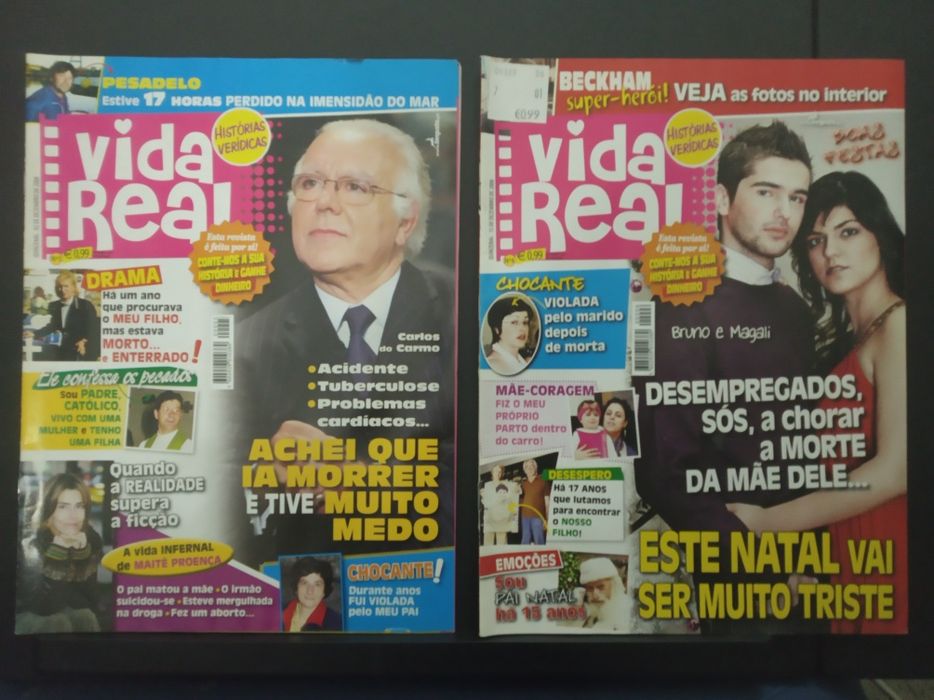 12 Revistas  VIDA REAL  (2008/09)