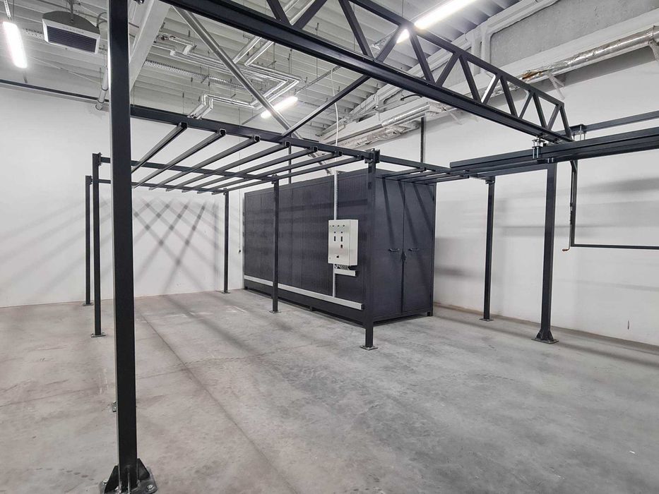 Piec do malowania Proszkowego 6,2m x 1,5m x 2,3m Lakiernie kompleksowo