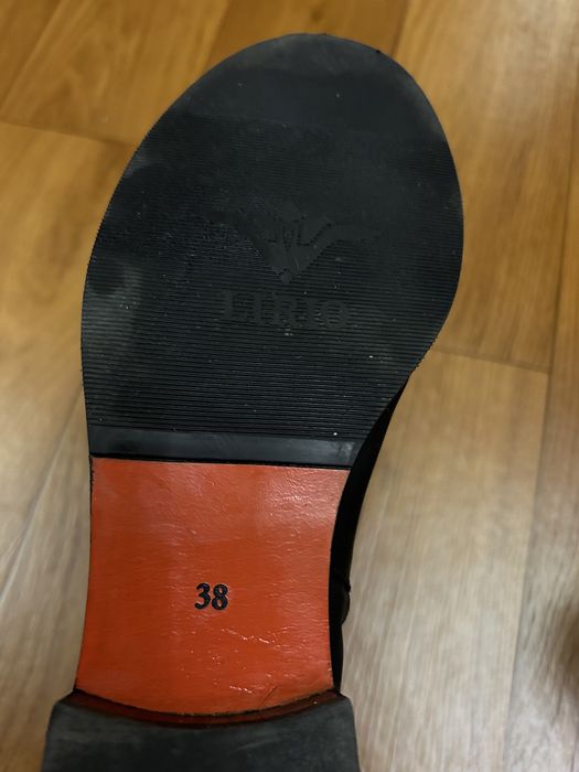 Сапоги із натуральної шкіри 38 розмір