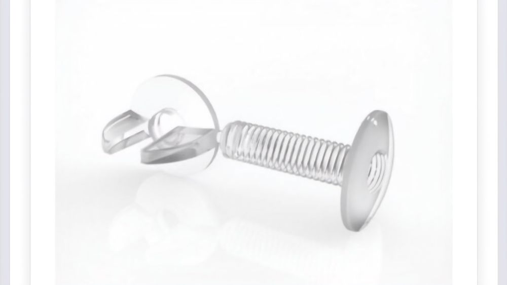 Гвинт пластиковий з гайкою VIKING SCREW 18 мм. 25 шт.