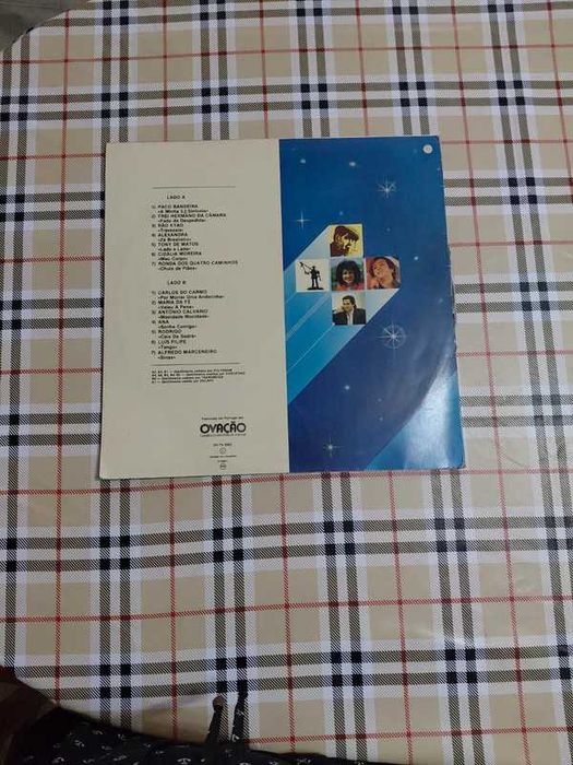 Disco Vinil LP Estrelas da Música Portuguesa