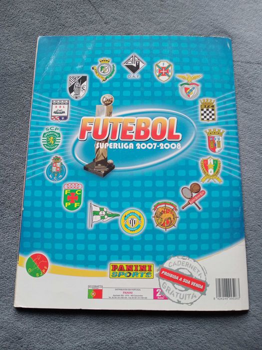 Caderneta Futebol: Superliga 2007/2008 Panini ( Futebol 07 08 )