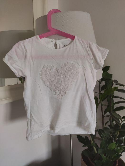 Piękna bluzeczka 3d rozm 122
