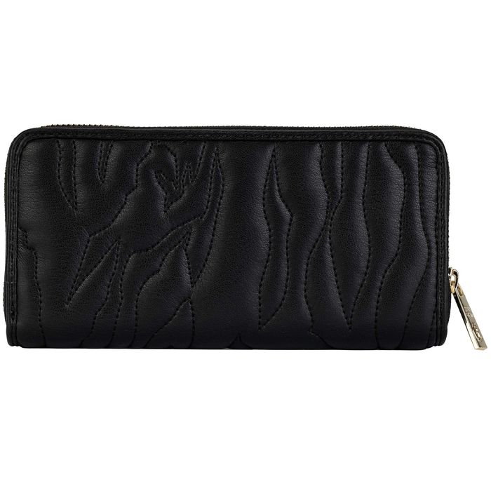 JUST CAVALLI markowy damski portfel pojemny BLACK
