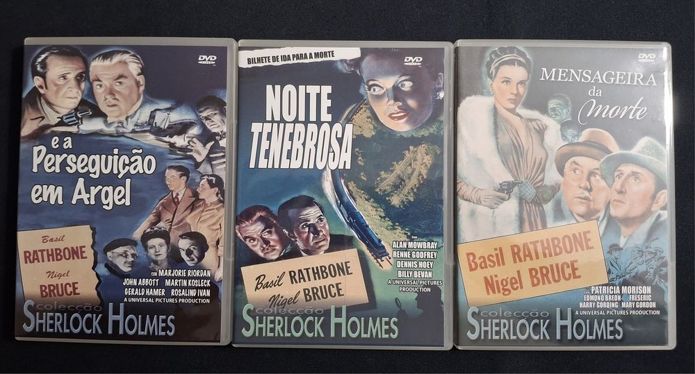 DVDs Sherlock Holmes.