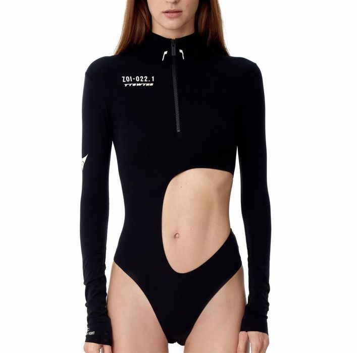 Ttswtrs боді XS з вирізом чорне