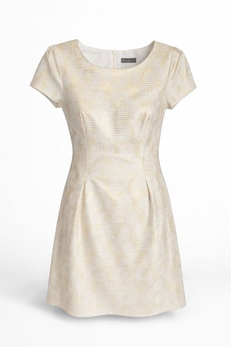 Жіноче плаття з золотою люрексною ниткою, розмір 38