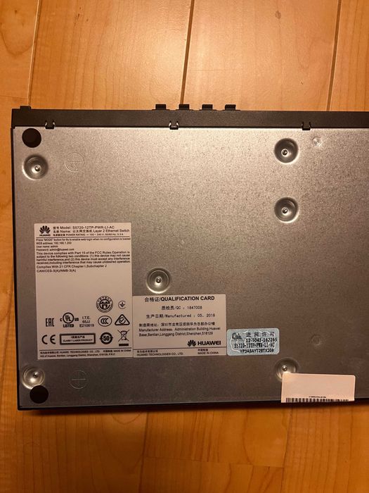 Huawei S5720-12TP-PWR-LI-AC switch