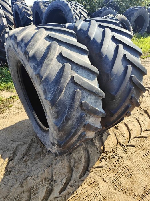 Ładna para opony Michelin multibib 540/65 R - 30 oryginalne zachodnie
