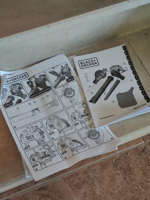 Black & Decker 3 em 1 Blower Vac – 2600W