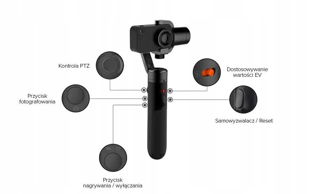 Gimbal Mi Action Camera Handheld NOWY