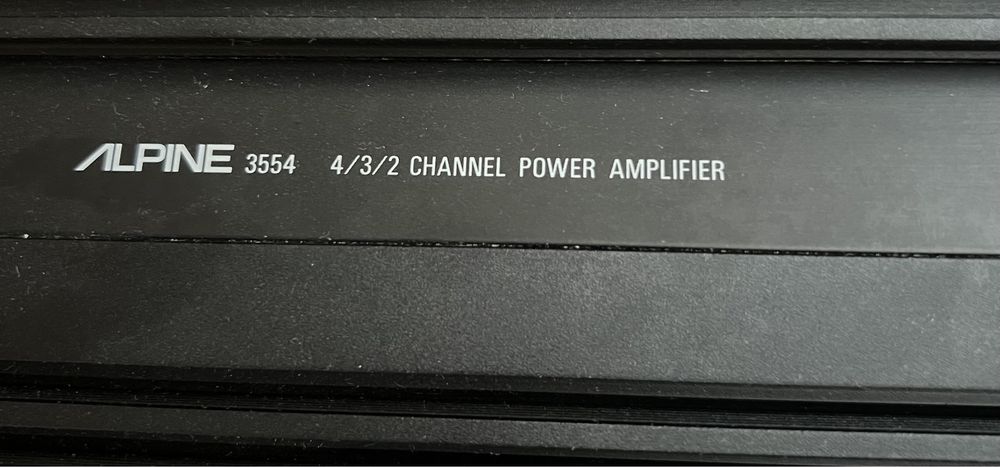 Alpine 3554 4/3/2 Channel Power Amplifier