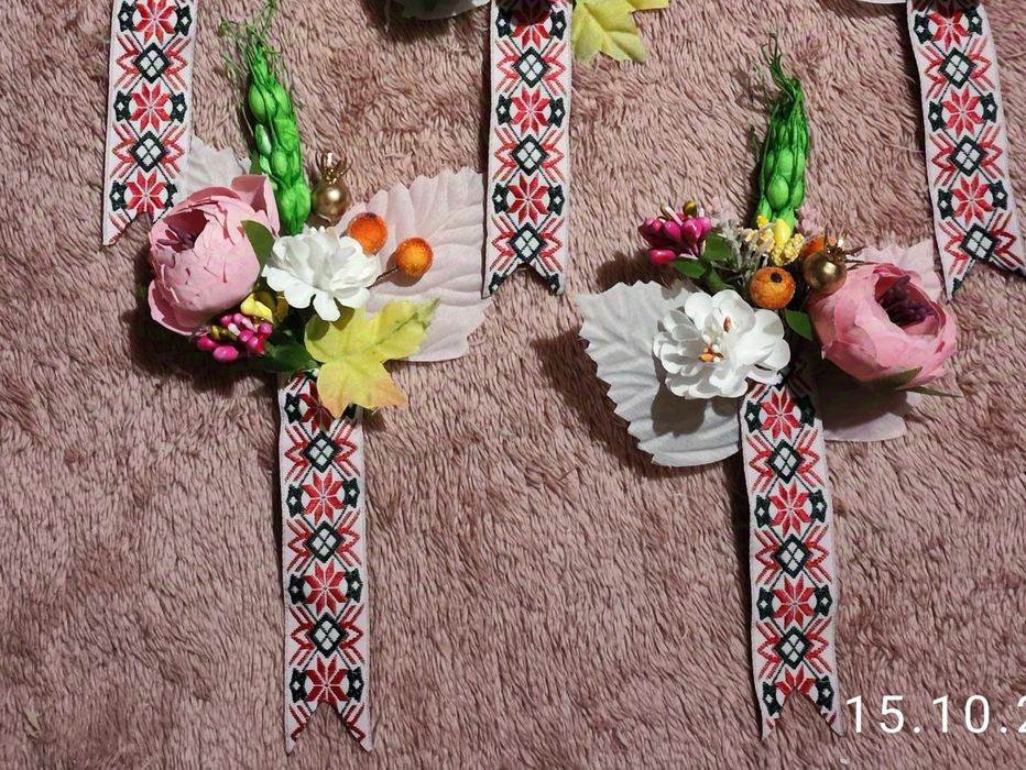 Бутоньерка на свадьбу для гостей или  детей