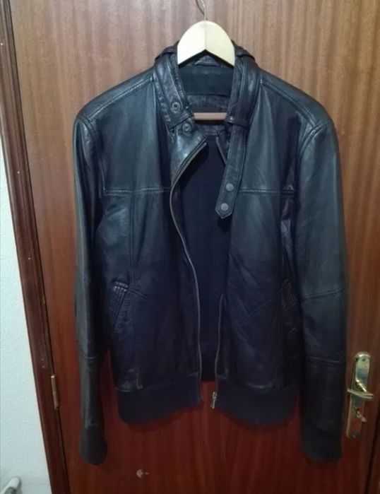 Casaco de Cabedal ZARA (TAM. L)