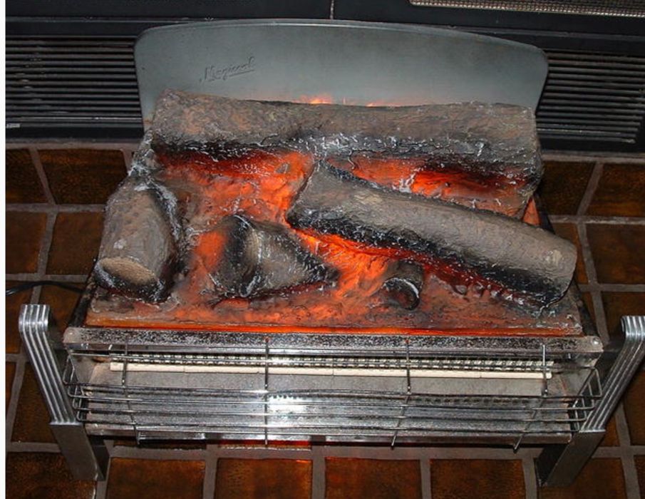 Lareira elétrica e decorativa
