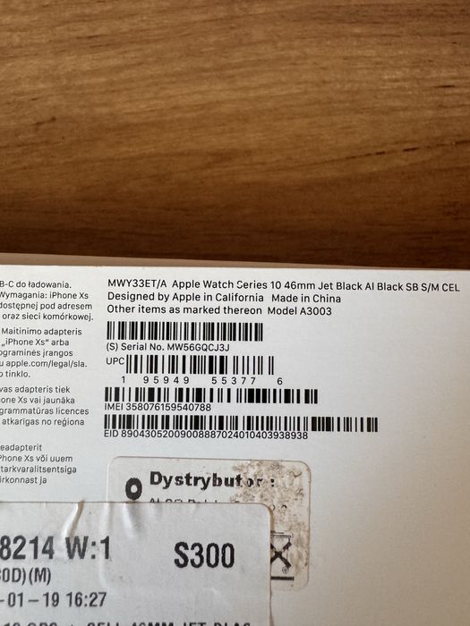 Nowy ubezpieczony Apple Watch 10 GPS + Cellular 46mm