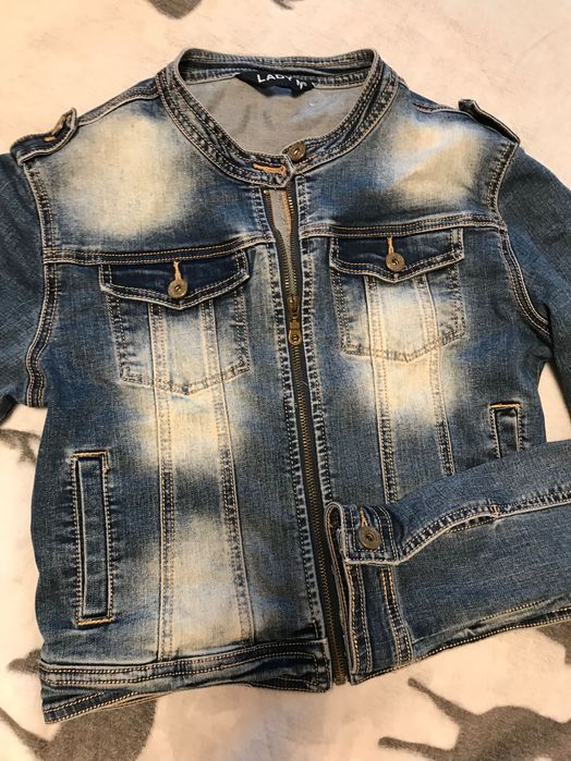 Куртка джинсова жіноча 85% бавовна