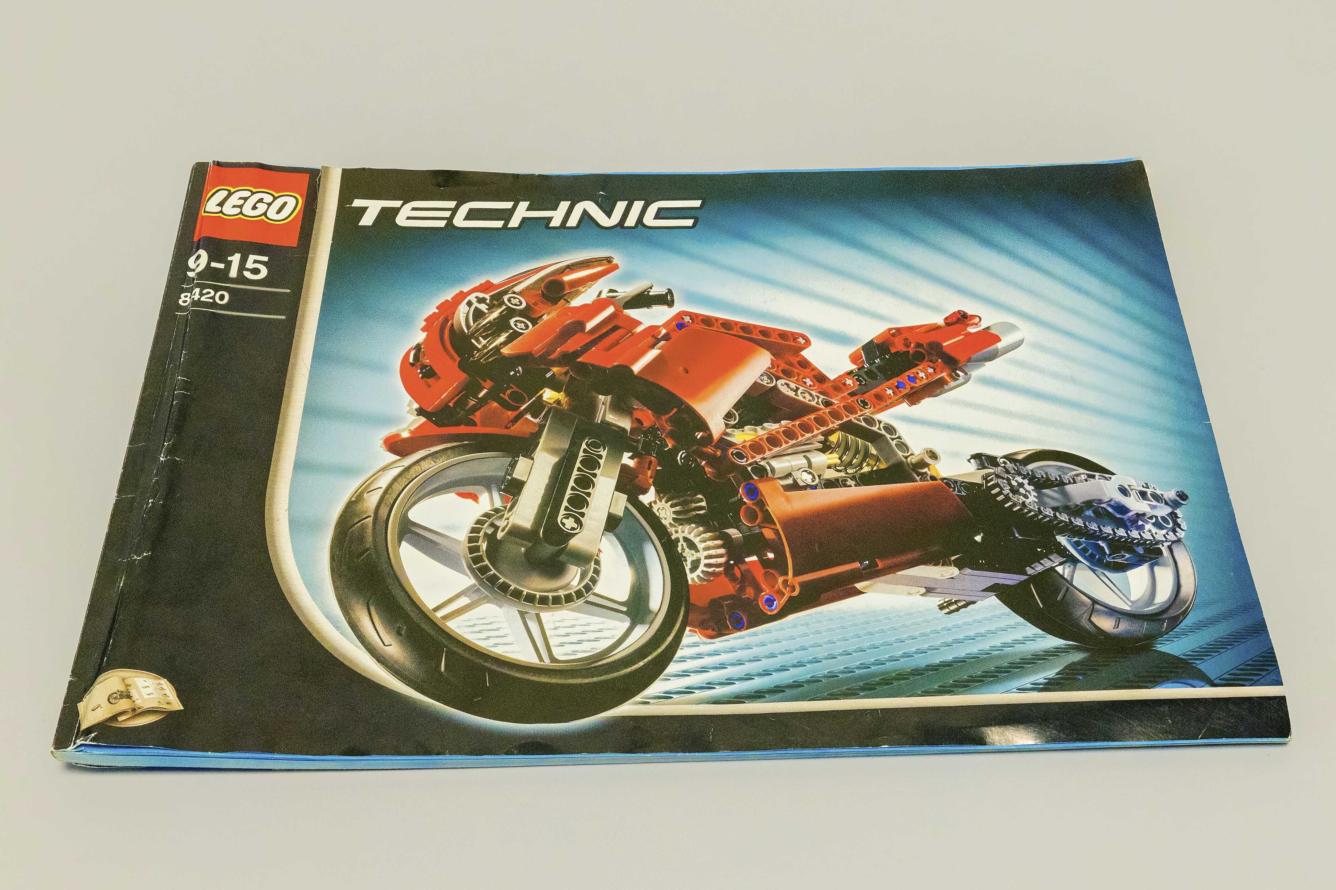 LEGO TECHNIC 8420 Street Bike Motorcycle Motorbike - Complete w