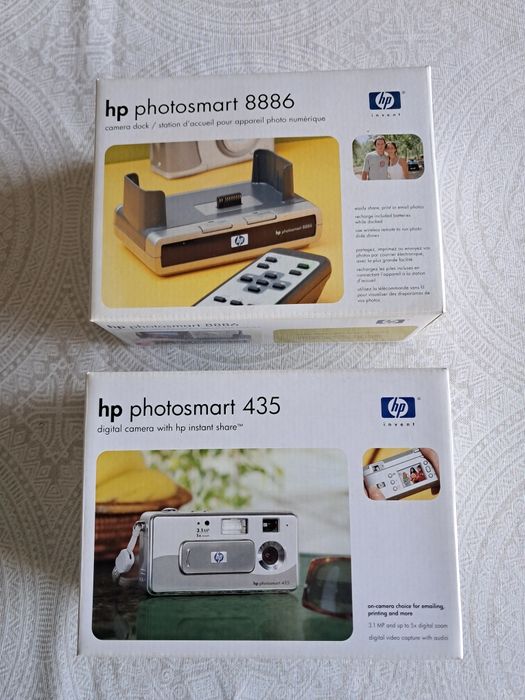 Câmara Digital Vintage HP Photosnart + Base Carregamento HP