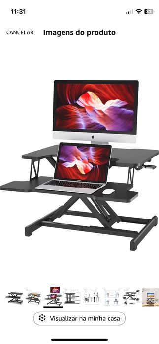 Conversor de mesa para stand up desk - mesa em pé
