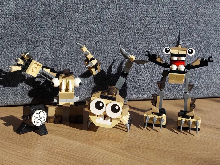 Klocki LEGO Mixels Seria 3, Spikels
w tym Footi, ​​Scorpi, Hoogi i N