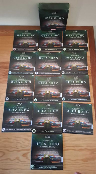DVD UEFA - A História do UEFA Euro - A História Oficial ( 13 DVD´S )