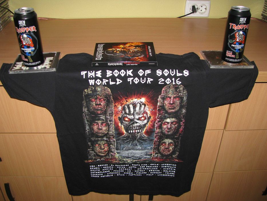 IRON MAIDEN  The Book of Souls футболка + 4CD (Bruce Dickinson)