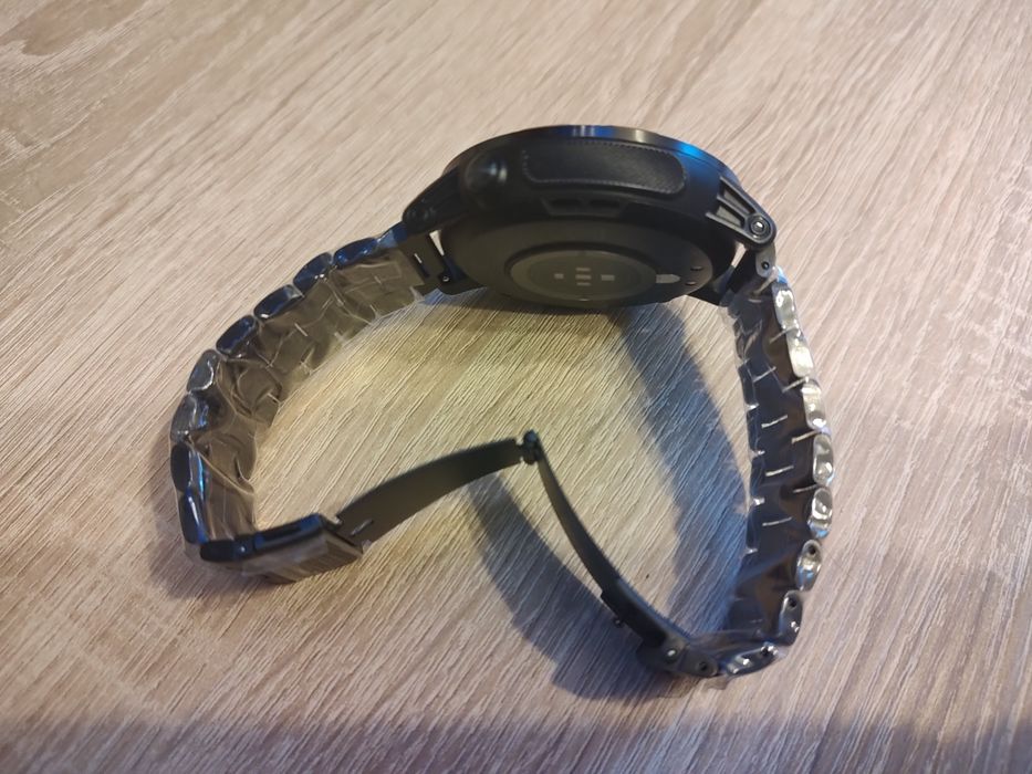 Smartwatch 1000mah, czarny+kompas, ciśnienie krwi, puls, natlenienie+bransoleta