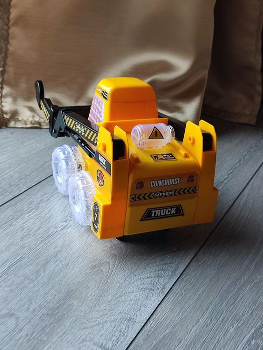 Koparka power truck zabawka muzyczna jeżdżąca