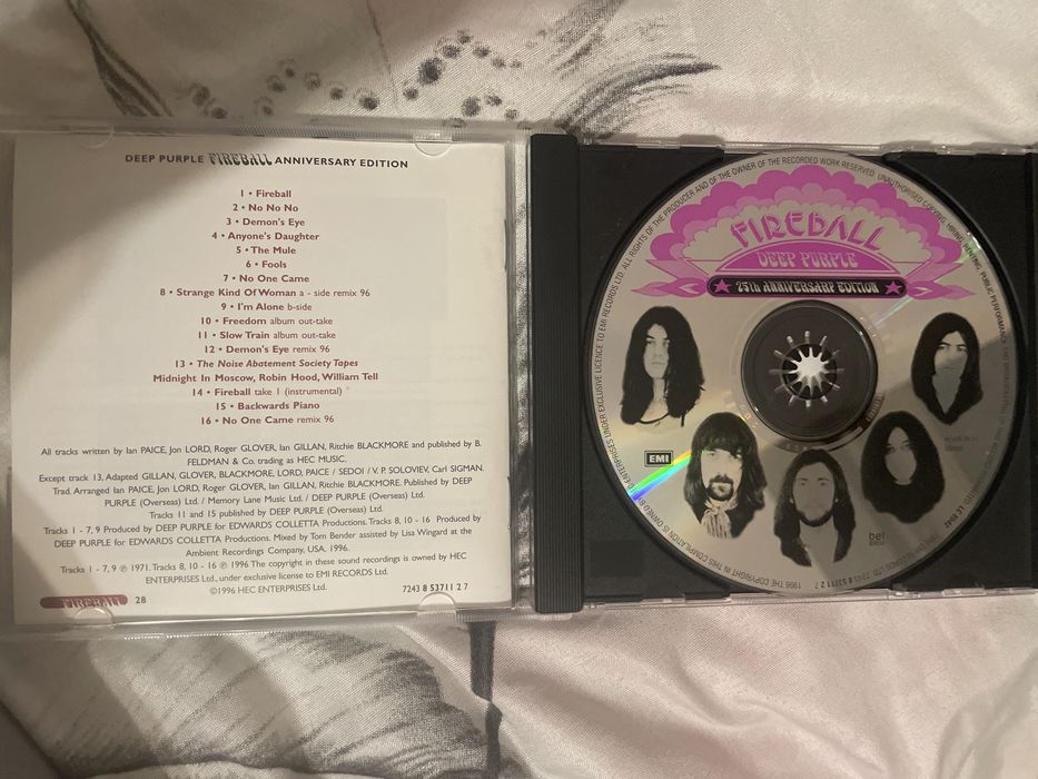 Deep Purple – Fireball (25th Anniversary Edition, EMI 1996