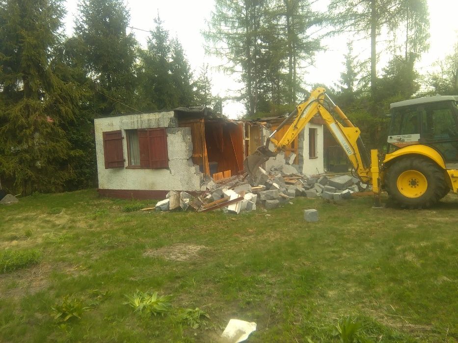 wyburzenia rozbiórki, porządkowanie terenu,