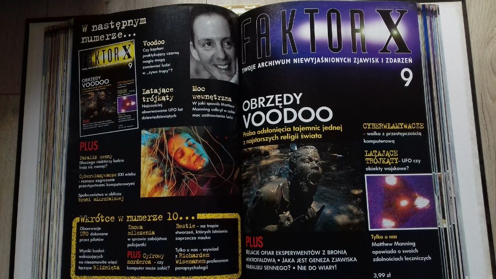 FAKTOR X . ARCHIWUM NIEWYJAŚNIONYCH zjawisk i wydarzeń.16 części