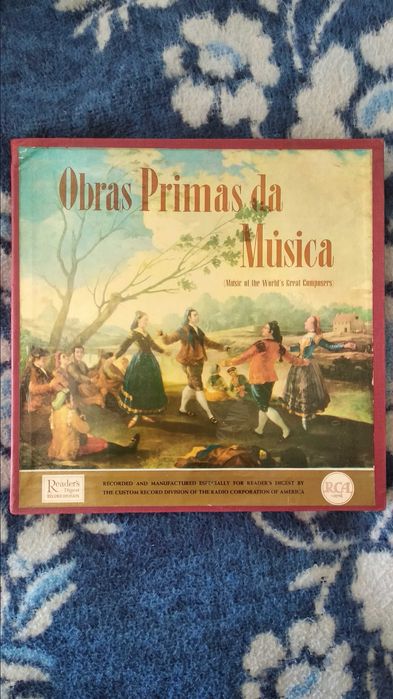 Caixa de vinis. Obras primas da música